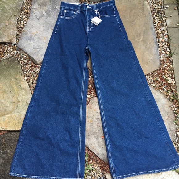 flare and wide leg jeans